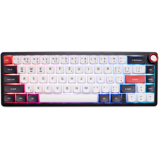 TIGO Spectra Outemu Red herní klávesnice (CZ/SK) černá