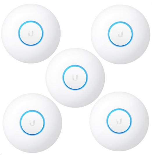 UBNT UniFi AP nanoHD, 5-PACK, bez PoE! [vnitřní AP, 2.4+5GHz (300Mbps+1733Mbps), MU-MIMO, 802.11a/b/g/n]