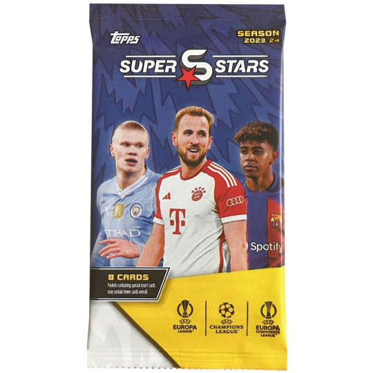 Fotbalové karty Topps Superstars UCC 2023/24 - Single Pack