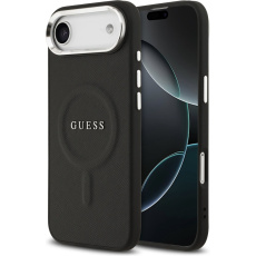 Guess PU Saffiano MagSafe kryt iPhone Air černý