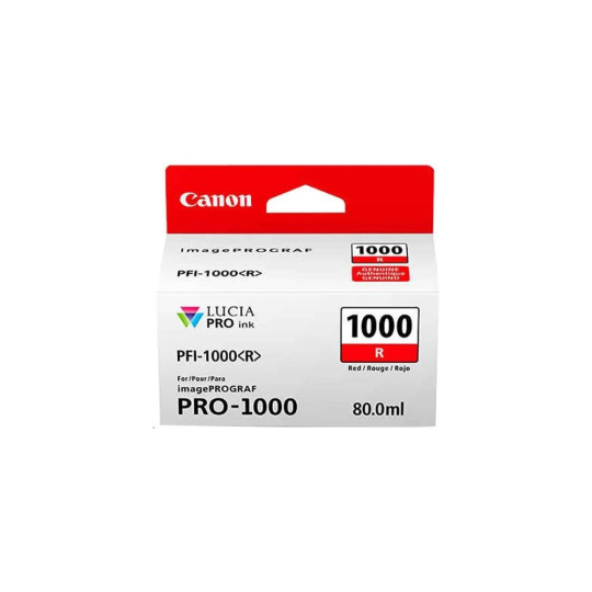 Canon PFI-1000R cartridge červená