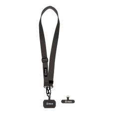 OBAL:ME NeckTag Ribbon popruh na telefon černý
