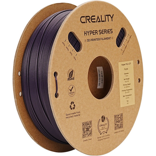 Creality Hyper PLA-CF filament 1,75 mm 1 kg fialová