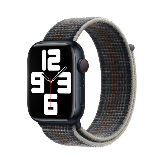 Apple Watch 49/45/44/42mm temně inkoustový provlékací sportovní řemínek