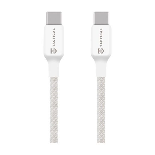 Tactical Stitch Thread kabel USB-C/USB-C (60W) 2m bílý
