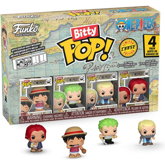 Funko Bitty POP! One Piece - Luffy 4 pack (Šance na chase) Funko Bitty POP! One Piece - Luffy 4 pack (Šance na chase)