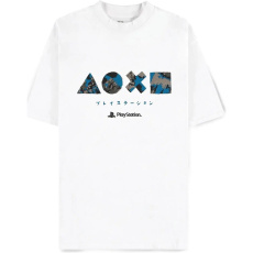Tričko PlayStation - Icons Japan (Loose Fit) M