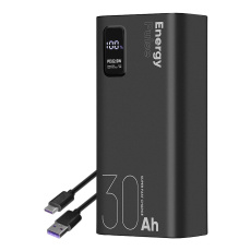 OBAL:ME EnergyPulse Powerbanka 30000mAh (22.5W) černá