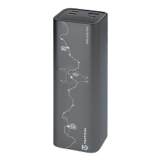 Tactical Squad Head Quarters powerbanka (1xUSB-A, 2xUSB-C) 65W 27000mAh šedá