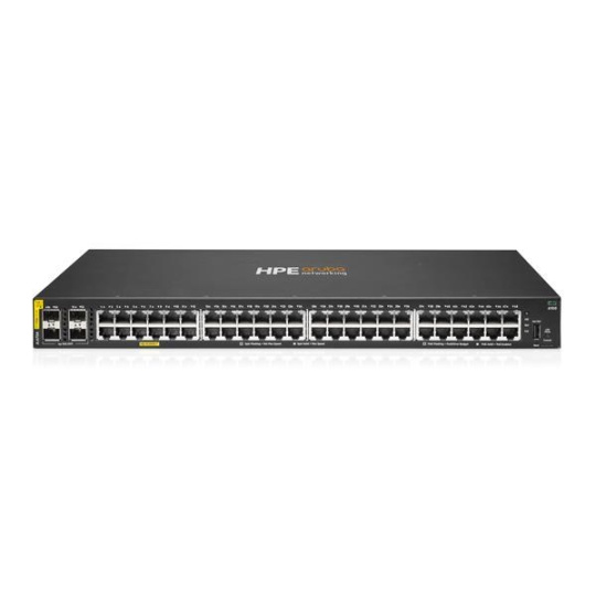 HPE Aruba Networking CX 6100 48G Class4 PoE 4SFP+ 370W Switch RENEW JL675A