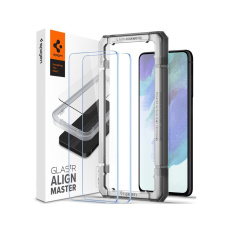 Spigen Glas tR AlignMaster 2 Pack tvrzené sklo Samsung Galaxy S21 FE 5G