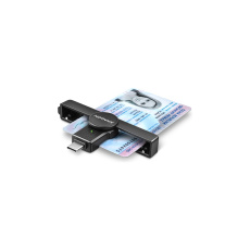 AXAGON CRE-SMP1C USB-C PocketReader čtečka kontaktních karet Smart card