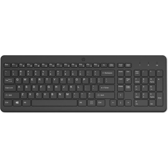 HP 220 bezdrátová klávesnice černá