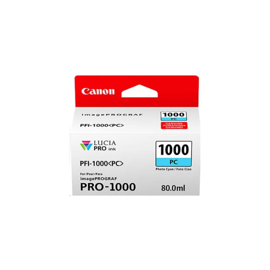 Canon PFI-1000PC cartridge foto azurová