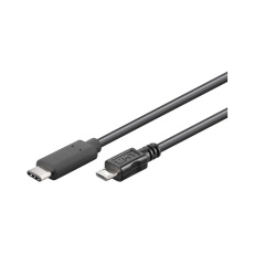 PremiumCord USB 3.1 konektor C/M - USB 2.0 konektor Micro-B/M 1m