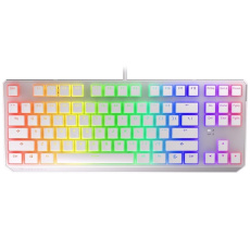 Endorfy herní klávesnice Thock TKL OWH Pudd.Khail RD RGB /USB/ red sw. / drátová / mechanická / US layout / bílá RGB Endorfy herní klávesnice Thock TKL OWH Pudd.Khail RD RGB /USB/ red sw. / drátová / mechanická / US layout / bílá RGB