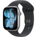 Apple Watch Series 11 (42mm) Vesmírně šedý hliník s černým sportovním řemínkem S/M