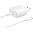 Samsung síťová nabíječka (45W)+ USB-C kabel bílá (eko-balení)