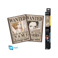 Set 2 plakátů One Piece - Wanted Nami & Robin (52x38 cm)