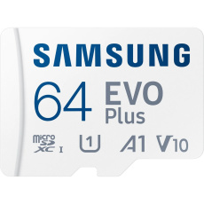 Samsung micro SDXC 64GB EVO Plus + SD adaptér