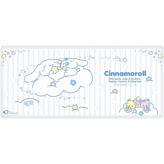 Akko x Cinnamoroll Star podložka pod myš a klávesnici