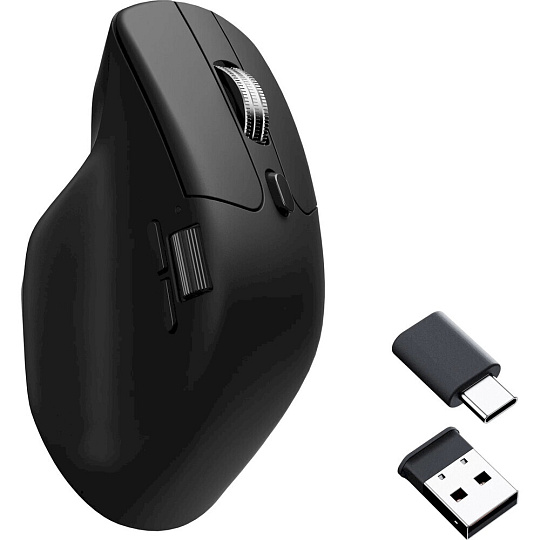 Keychron M6 bezdrátová tichá myš černá