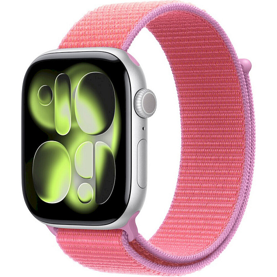Apple Watch 49/46/45/44mm guavově růžový provlékací sportovní řemínek Apple Watch 49/46/45/44mm guavově růžový provlékací sportovní řemínek