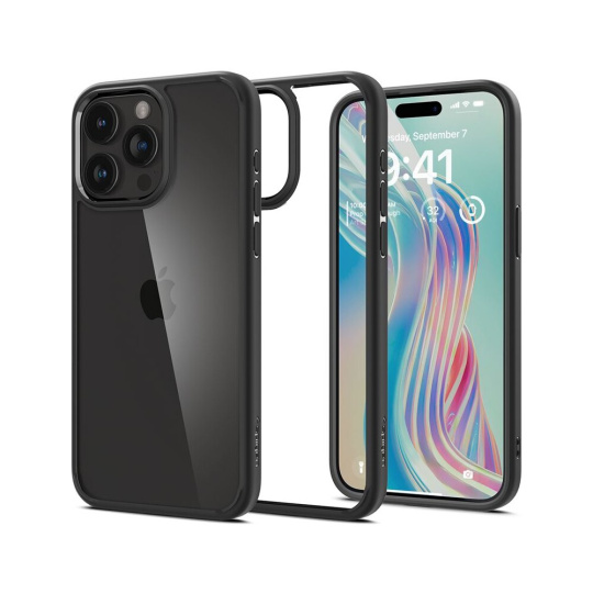 Spigen Ultra Hybrid kryt iPhone 15 Pro matně černý