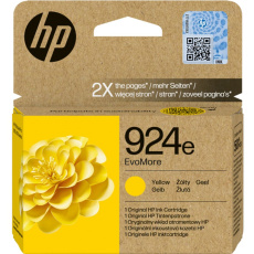 HP 924e EvoMore Yellow originální kazeta s inkoustem žlutá