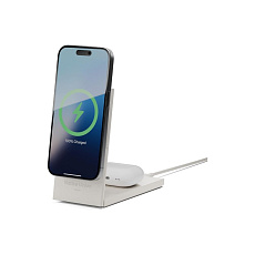 Native Union Rise 2v1 Qi2 (MagSafe) bezdrátová nabíječka šedá