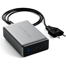 Satechi 100W USB-C PD GaN nabíječka šedá