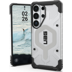 UAG Pathfinder Clear MagSafe kryt Samsung Galaxy S26 Ultra čirý/stříbrný