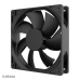 AKASA ventilátor Smart Black, 12cm fan, HD bearing