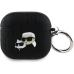 Karl Lagerfeld PU Embossed Karl and Choupette Heads pouzdro AirPods 4 černé