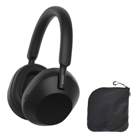Sony WH-1000XM5 bezdrátová sluchátka (Soft Case) černá