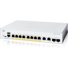 Cisco Catalyst switch C1300-8FP-2G (8xGbE,2xGbE/SFP combo,8xPoE+,120W,fanless)