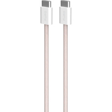 PURO Fabrik 2.0 USB-C/USB-C kabel (60W) 1,5 m, růžový