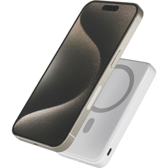 iWant Mag+ powerbanka se stojánkem 7000mAh bílá