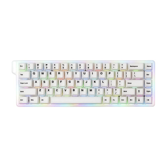 Akko MonsGeek Verve68 HE Akko Flash herní klávesnice (US) bílá Akko MonsGeek Verve68 HE Akko Flash herní klávesnice (US) bílá