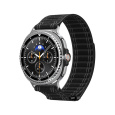 Spigen Fabric Band řemínek (hook-and-loop) Samsung Galaxy Watch8 46/44/40mm černý