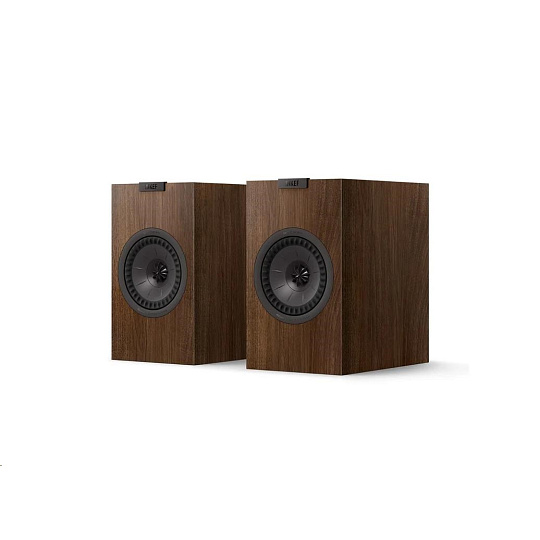 KEF Repro Q1 Meta regálové, 2ks, tmavé dřevo