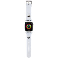 Karl Lagerfeld Karl and Choupette Head NFT řemínek Apple Watch 42/44/45/49 bílý