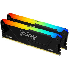 Kingston FURY Beast 32GB 3200MHz DDR4 CL16 DIMM (2x16GB) RGB XMP