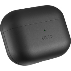 iWant Airpods Pro 3 kožené pouzdro černé