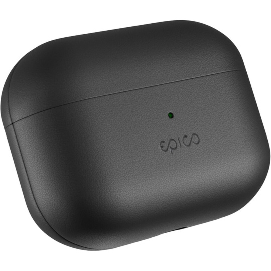 iWant Airpods Pro 3 kožené pouzdro černé