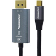 PremiumCord USB-C/DisplayPort 1.4 kabel 8K 2m černý