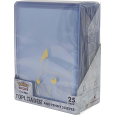 Pokémon UP: Pikachu Toploader and Penny Sleeves Combo Pack (25pack)