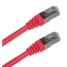 XtendLan patch kabel Cat6A, S-FTP - 1m, červený