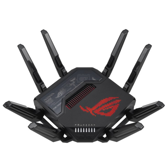 ASUS ROG Rapture GT-BE98 Gaming Router, WiFi 7, Dual 10G Ports, AURA RGB, AiMesh