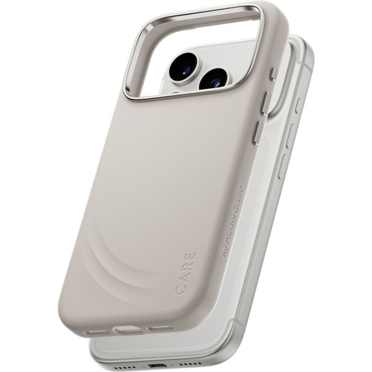 PanzerGlass® CARE Flow kryt s MagSafe Apple iPhone 17 Pro Vanilla